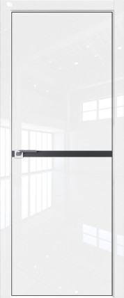 Дверь 11LK 800*2000 Белый люкс Black Edition с 4-х сторон зпп Eclipse зпз 190